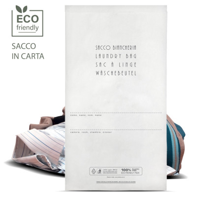 sacco biancheria in carta per hotel